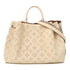 LOUIS VUITTON LV SHW Bella Tote 2 Way Shoulder Bag M59203 Mahina Leather Beige