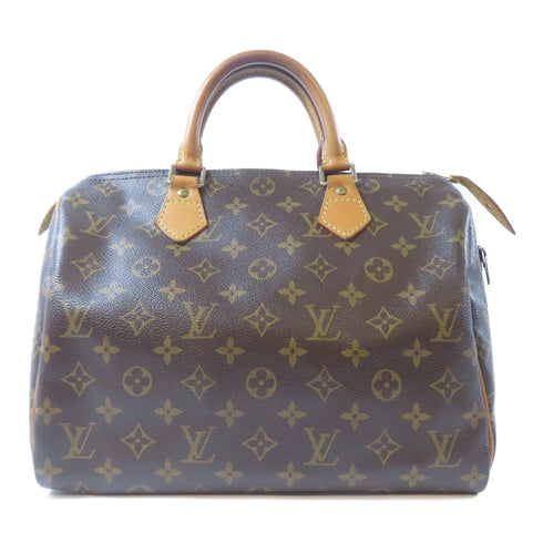 LOUIS VUITTON LV GHW Speedy 30 Handbag M41108 Monogram Brown