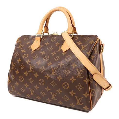 LOUIS VUITTON LV GHW Speedy Bandouliere 30 2 Way Shoulder Bag M41112 Monogram