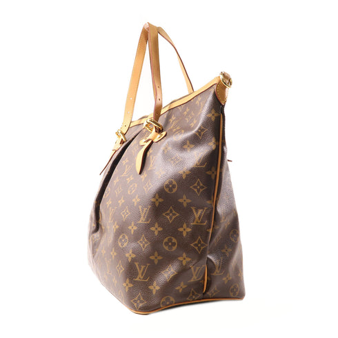 LOUIS VUITTON LV GHW Palermo GM 2 Way Shoulder Handbag M40146 Monogram Brown