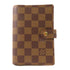 LOUIS VUITTON LV GHW Agende PM Notebook R20700 Damier Ebene Brown