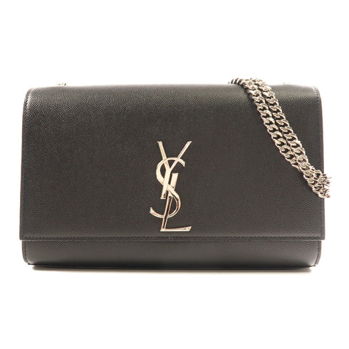 SAINT LAURENT YSL SHW Kate Medium 364021 Chain Shoulder Bag Calfskin Leather