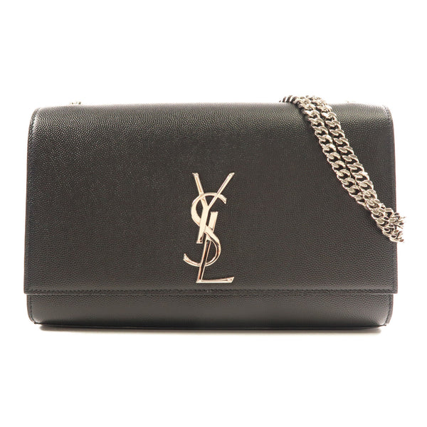 SAINT LAURENT YSL SHW Kate Medium 364021 Chain Shoulder Bag Calfskin Leather