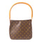 LOUIS VUITTON LV GHW Looping MM Shoulder Bag M51146 Monogram Brown