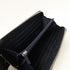 CHANEL CC SHW Zip Long Wallet Coated Canvas Navy