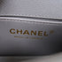 CHANEL Quilted CC GHW Mini Boy Chain Shoulder Bag Leather Grey
