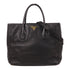 PRADA GHW 2 Way Shoulder Bag 1BG694 Calfskin Leather Black