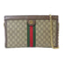 GUCCI GG GHW Ophidia Chain Shoulder Bag 503876 Coated Canvas Brown