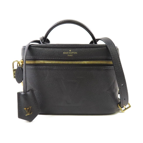 LOUIS VUITTON LV Vanity Case Chain Shoulder Bag M45598 Monogram Empreinte Black