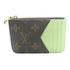 LOUIS VUITTON LV GHW Romy Card Case M82939 Monogram Brown Green