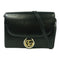 GUCCI GG GHW Shoulder Bag 589471 Calfskin Leather Black