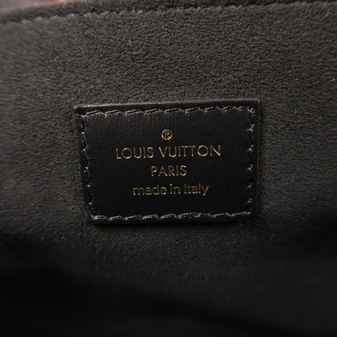 LOUIS VUITTON LV GHW Pochette Metis MM 2 Way Bag M57272 Monogram Jacquard Black
