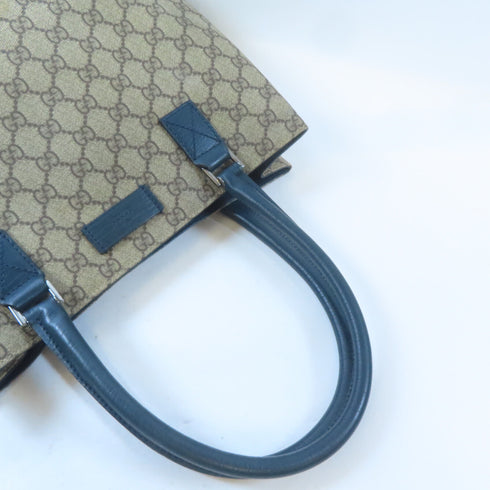 GUCCI GG SHW Tote Bag PVC Coated Canvas Brown