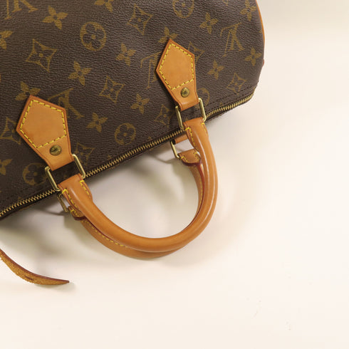LOUIS VUITTON LV GHW Speedy 30 Handbag M41108 Monogram Brown v1