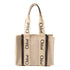 CHLOE Woody Medium Tote Bag Cotton/Leather
