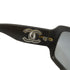 CHANEL CC Sunglasses 6018 c.908/11 PVC Black