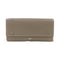 CELINE SHW Fold Long Wallet Calfskin Leather Grey Yellow