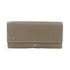 CELINE SHW Fold Long Wallet Calfskin Leather Grey Yellow