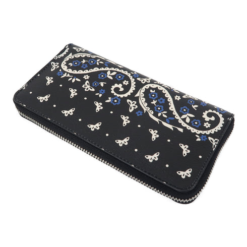 COACH SHW Long Wallet Coated Canvas Black