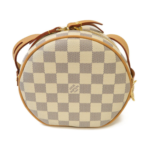 LOUIS VUITTON LV GHW Boite Chapeau Souple Shoulder Bag N40333 Damier Azur White