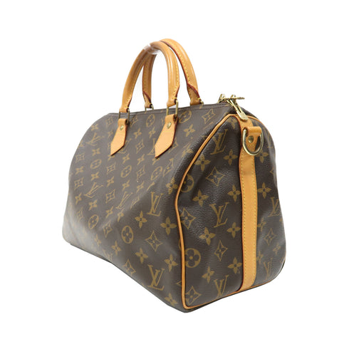 LOUIS VUITTON LV GHW Speedy Bandouliere 30 2 Way Bag M41112 Monogram Brown v1