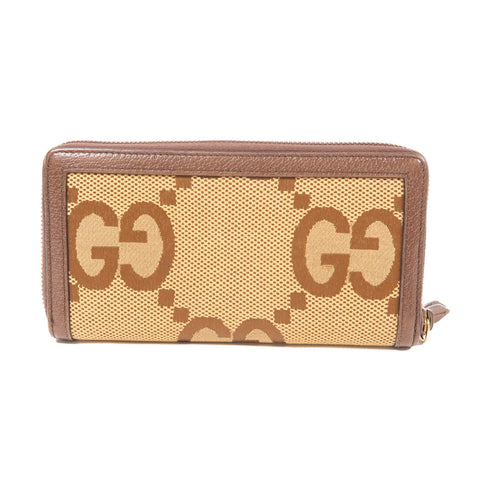GUCCI Diana Jumbo GG Wallet 658634 Canvas Brown
