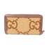 GUCCI Diana Jumbo GG Wallet 658634 Canvas Brown