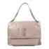 SAINT LAURENT YSL SHW Niki Large Shoulder Bag 498883 Calfskin Leather Grey