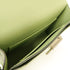 HERMES PHW Verrou Mini Chain Shoulder Bag Chevre Leather Vert Criquet Green
