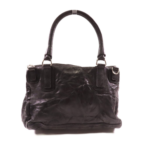 GIVENCHY SHW Pandora 2 Way Shoulder Bag Calfskin Leather Black