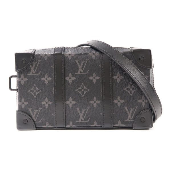 LOUIS VUITTON LV Soft Trunk Wallet Shoulder Bag M69838 Monogram Eclipse Black v1