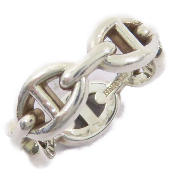 HERMES Chaine D'ancre Enchainee Ring 925 Sterling Silver Hermes#54 US#6.75