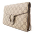 GUCCI GG SHW Dionysus Mini Chain Shoulder Bag 401231 Coated Canvas Brown