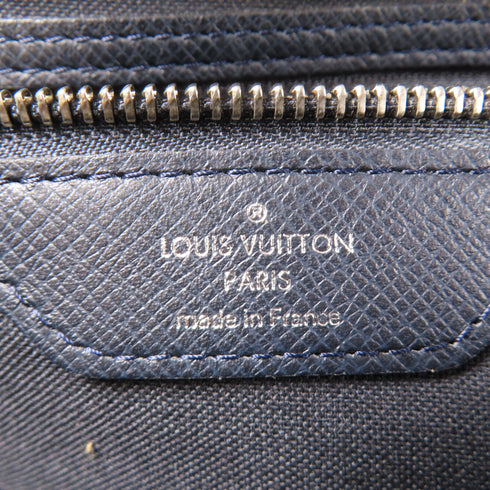 LOUIS VUITTON LV SHW Roman MM Shoulder Bag M32624 Taiga Navy