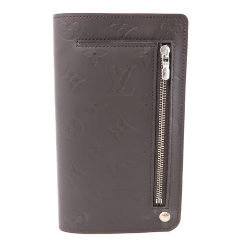 LOUIS VUITTON LV SHW Hoist Long Wallet M66450 Monogram Glace Brown