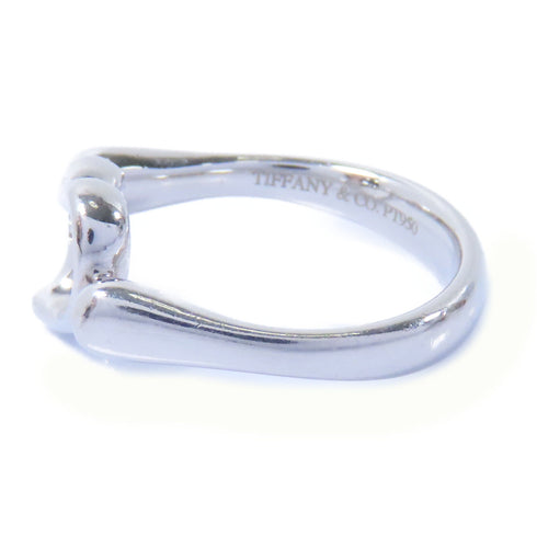 TIFFANY&CO Open Heart Ring PT950 Platinum US#4.25