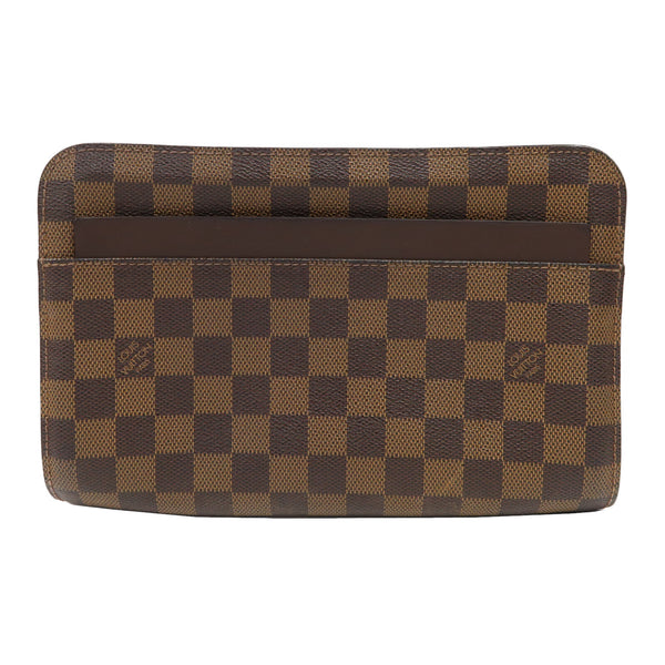 LOUIS VUITTON LV GHW Saint Louis Clutch Bag N51993 Damier Brown