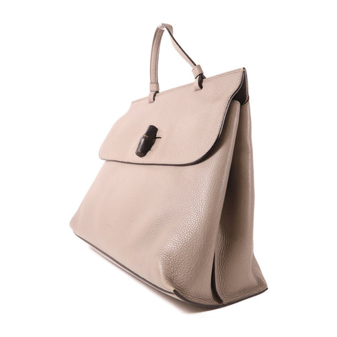 GUCCI GG SHW 2 Way Shoulder Bag Handbag 370830 Calfskin Leather Grey