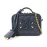 CHANEL CC GHW Quilted Vanity Case Shoulder Bag A93342 Caviar Leather Navy