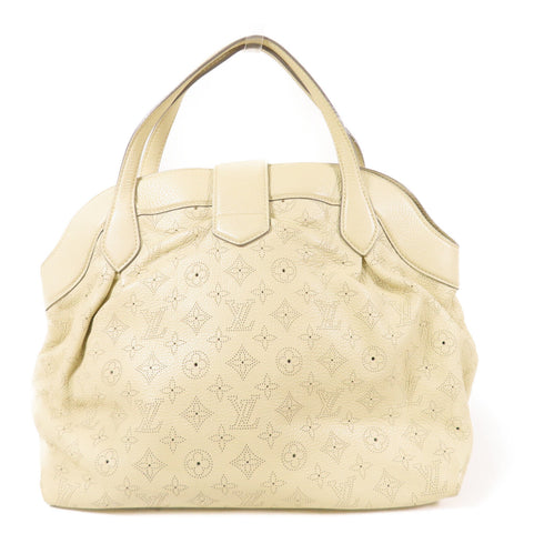 LOUIS VUITTON LV GHW Cirrus MM Handbag M93078 Monogram Mahina Beige