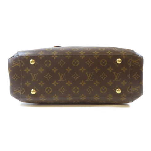 LOUIS VUITTON LV GHW Montaigne GM 2 Way Shoulder Handbag M41067 Monogram Brown