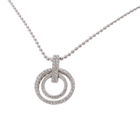 JEWELRY Diamond Necklace 18K White Gold v1