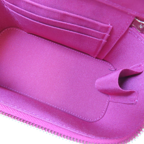 CHANEL Quilted CC GHW Vanity Bag With Chain Shoulder Bag AP2199 Lambskin Magenta