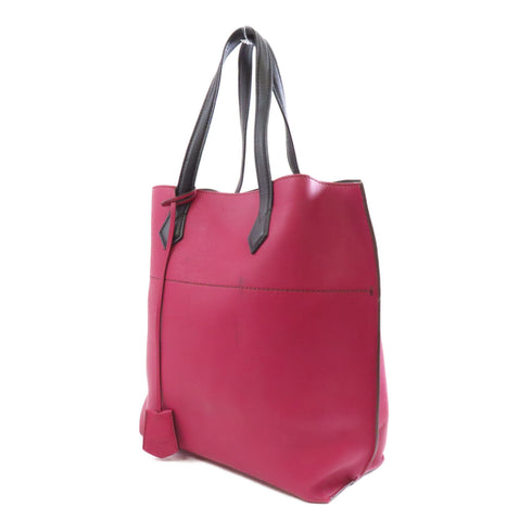 FENDI Tote Bag Calfskin Leather Red