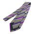 BURBERRY Necktie Tie Silk Grey/Purple