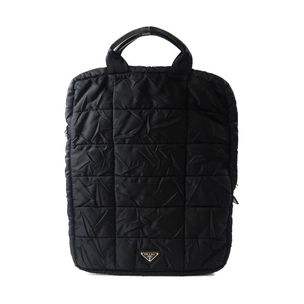 PRADA SHW Tote Bag Nylon VA 0718 Black