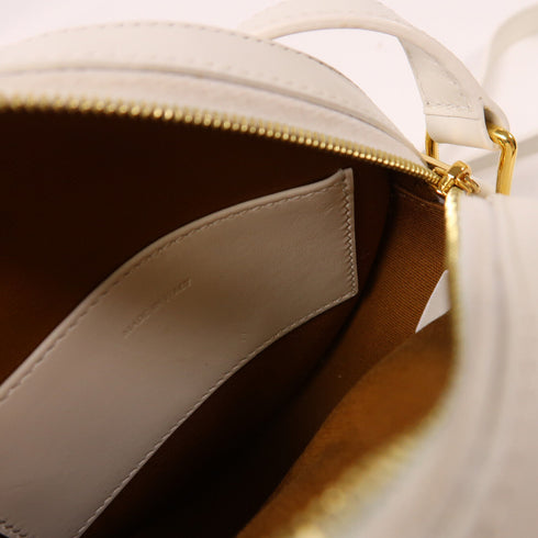 CELINE Round Purse On Strap Shoulder Bag 10G342DSF.01WW Coated Canvas Leather