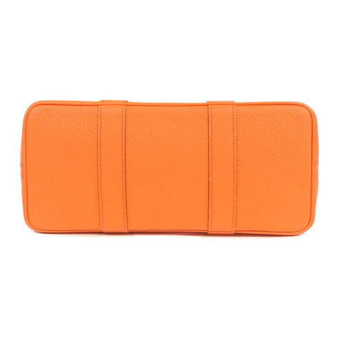 HERMES PHW Garden Party TPM Handbag/Tote Bag Canvas Orange