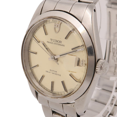 TUDOR Vintage Prince Oysterdate Automatic Watch 7106 Stainless Steel Gold