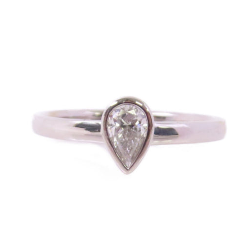 FINE JEWELRY 0.30ct Diamond Ring US#6.5 PT950 Platinum